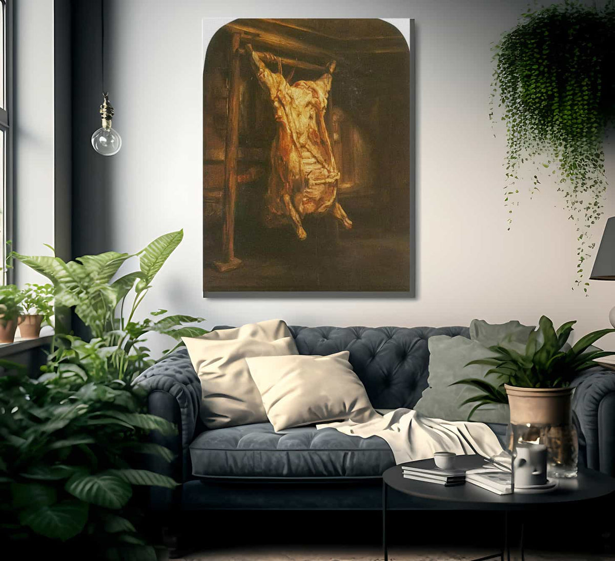 The Slaughtered Ox 1655 By Rembrandt Fine Art Print