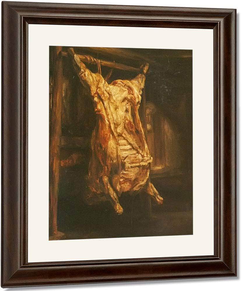 The Slaughtered Ox 1655 By Rembrandt Fine Art Print