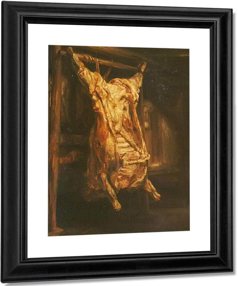 The Slaughtered Ox 1655 By Rembrandt Fine Art Print
