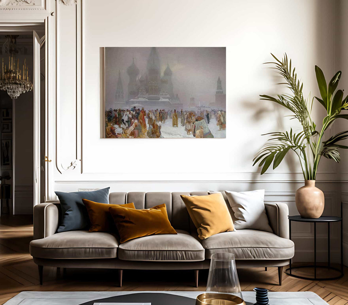 The Slav Epic Abolition Of Serfdom In Russia By Alphonse Mucha Fine Art Print