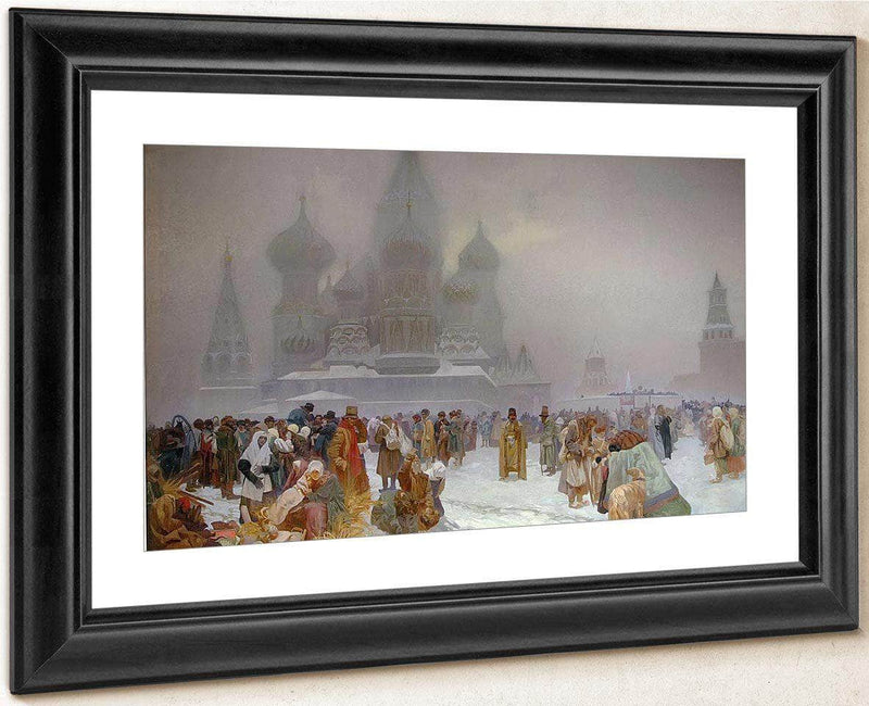 The Slav Epic Abolition Of Serfdom In Russia By Alphonse Mucha Fine Art Print