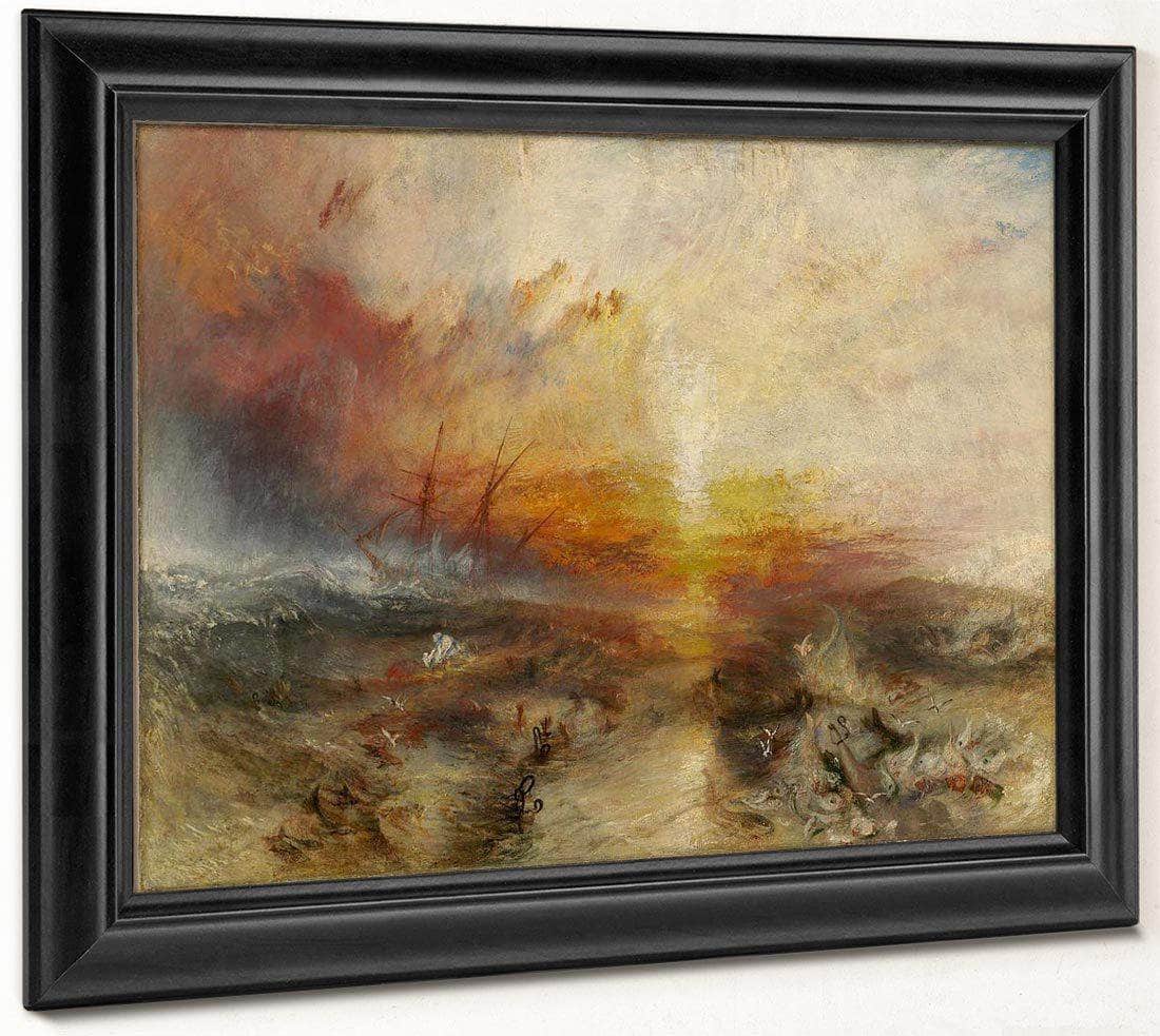 The Slave Ship 1840 By Joseph Mallord William Turner Fine Art Print