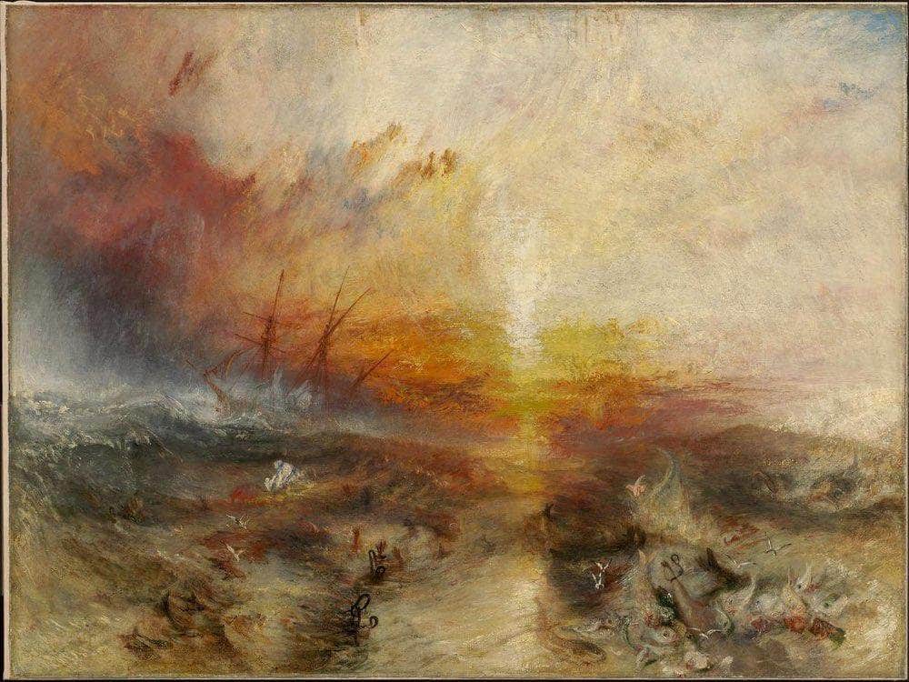 The Slave Ship 1840 By Joseph Mallord William Turner Fine Art Print