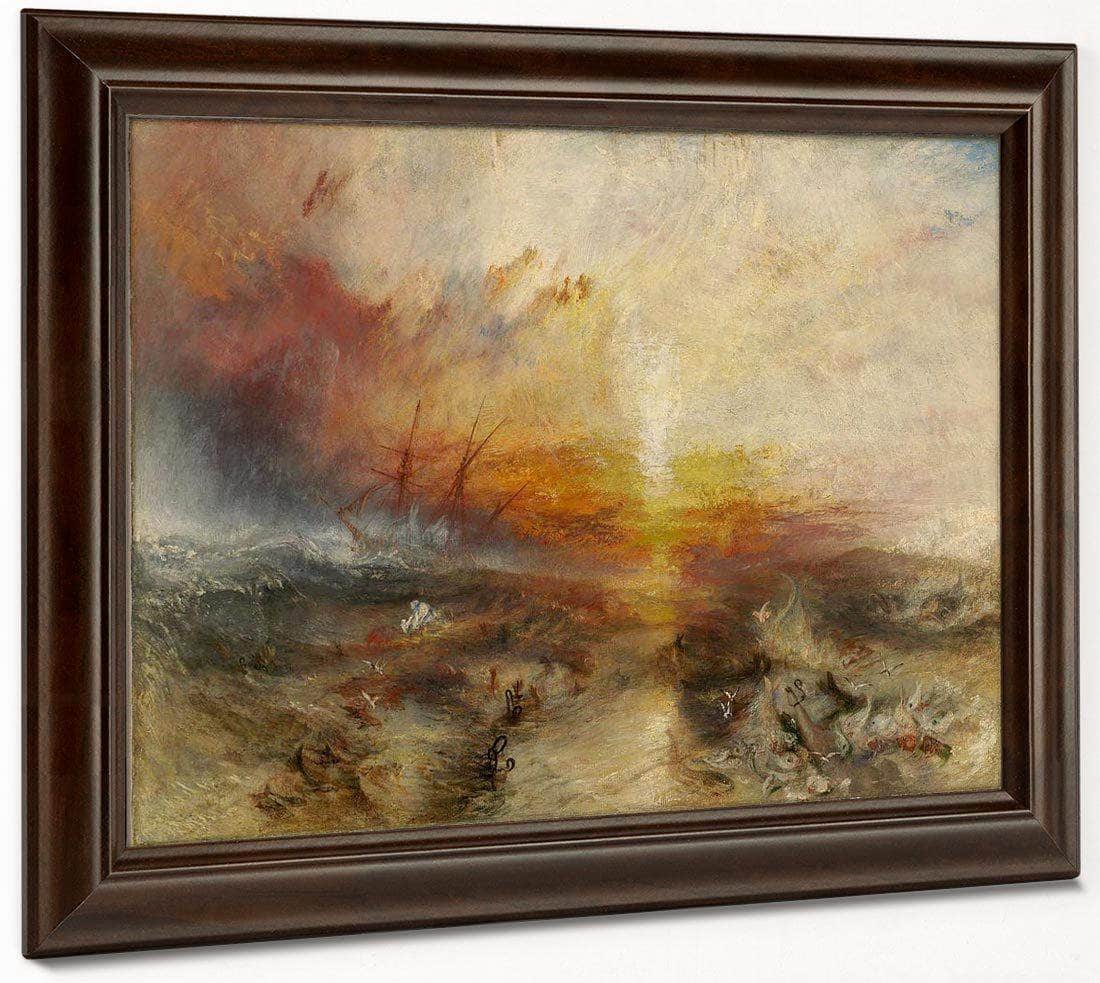 The Slave Ship 1840 By Joseph Mallord William Turner Fine Art Print