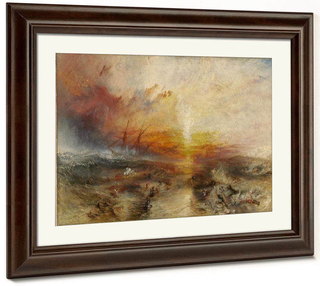 The Slave Ship 1840 By Joseph Mallord William Turner Fine Art Print