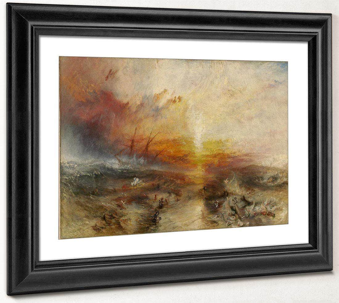 The Slave Ship 1840 By Joseph Mallord William Turner Fine Art Print