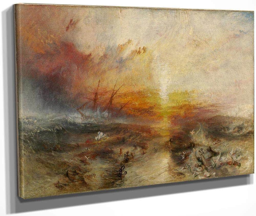 The Slave Ship 1840 By Joseph Mallord William Turner Fine Art Print