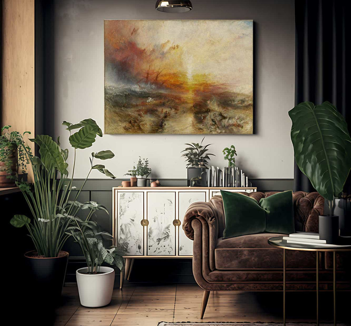 The Slave Ship 1840 By Joseph Mallord William Turner Fine Art Print