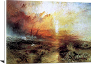 The Slave Ship Painting Joseph Mallord William Turner Canvas Art Fine Art Print
