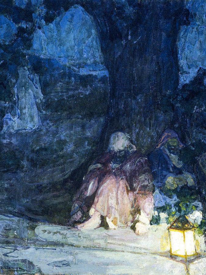 The Sleeping Disciples By Henry Ossawa Tanner Fine Art Print