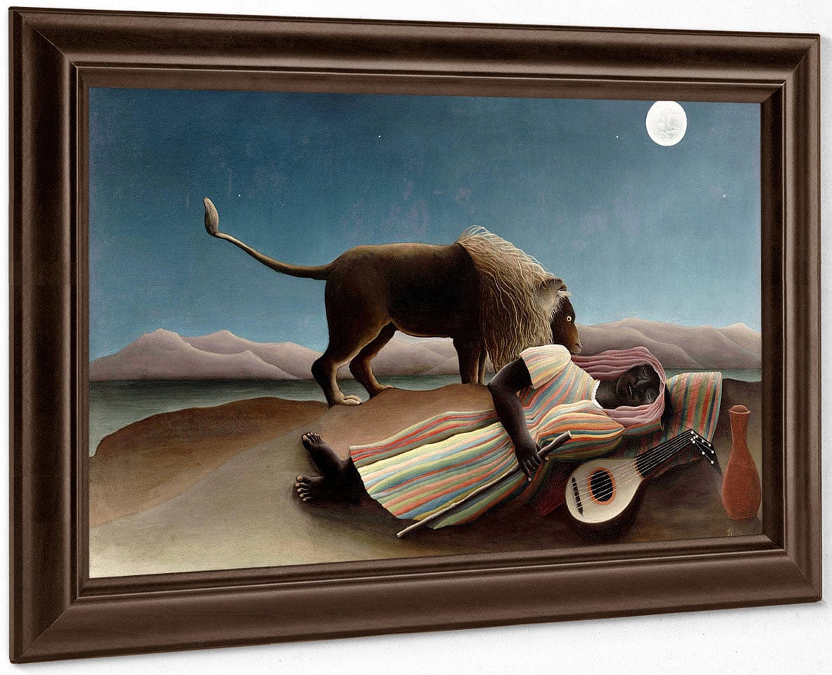 The Sleeping Gypsy La Zingara Addormentata By Henri Rousseau Fine Art Print