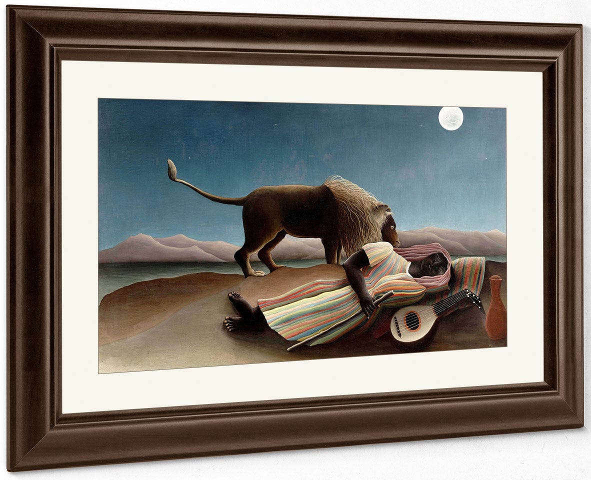 The Sleeping Gypsy La Zingara Addormentata By Henri Rousseau Fine Art Print