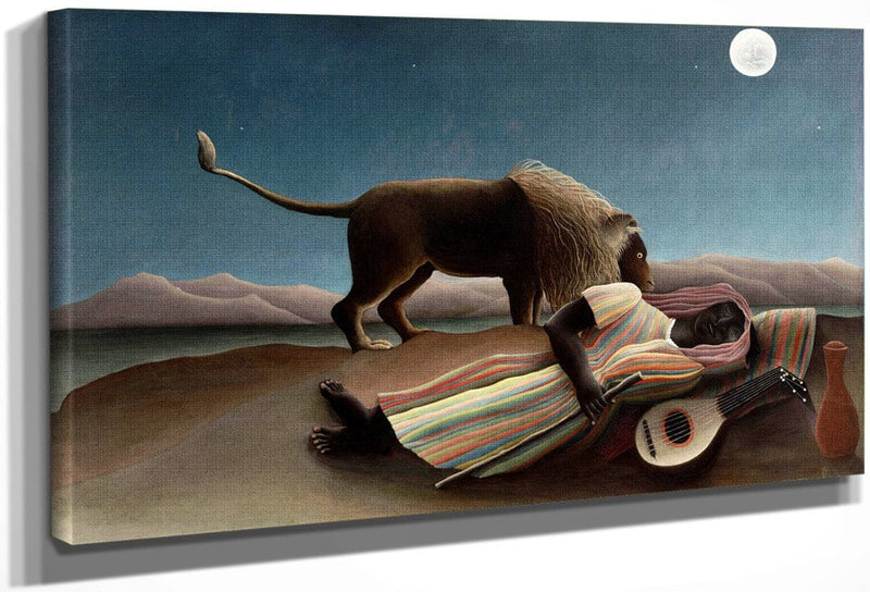 The Sleeping Gypsy La Zingara Addormentata By Henri Rousseau Fine Art Print