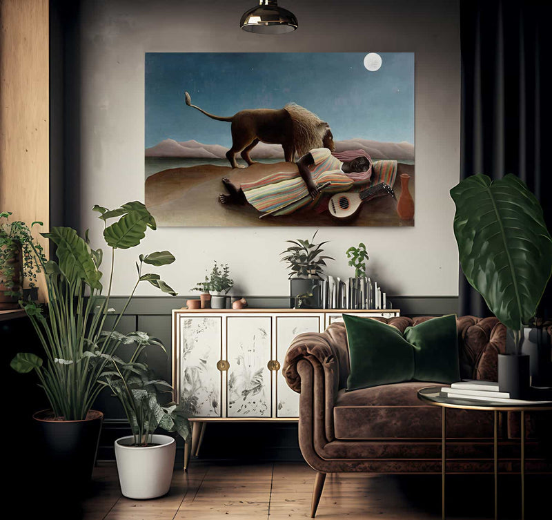 The Sleeping Gypsy La Zingara Addormentata By Henri Rousseau Fine Art Print