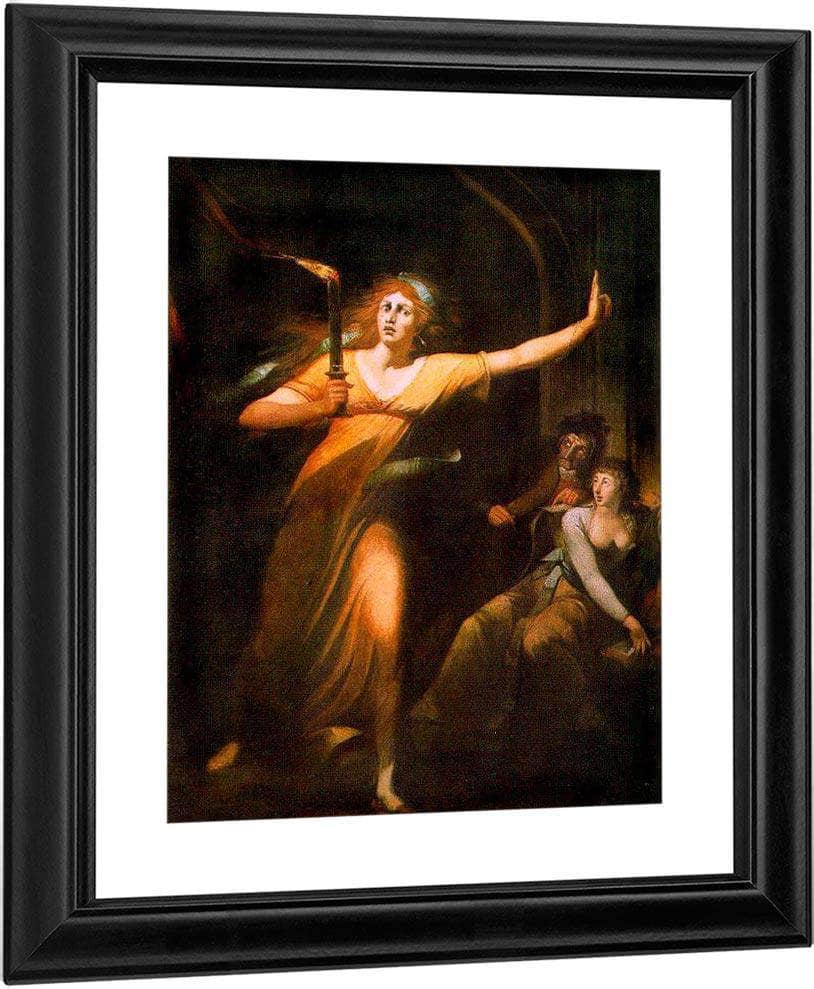 The Sleepwalking Lady Macbeth By Henry Fuseli Fine Art Print