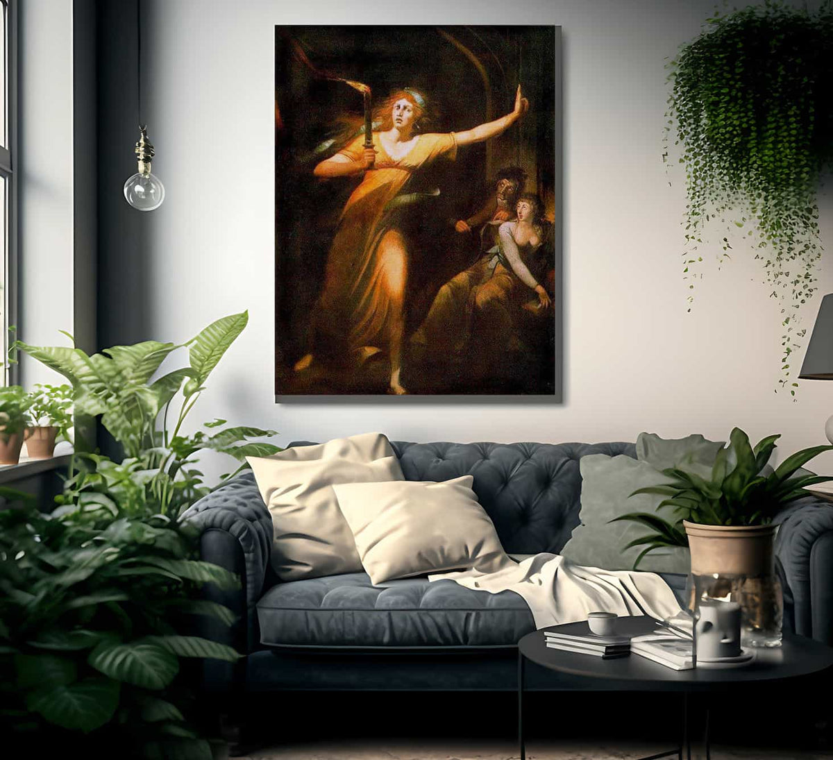 The Sleepwalking Lady Macbeth By Henry Fuseli Fine Art Print