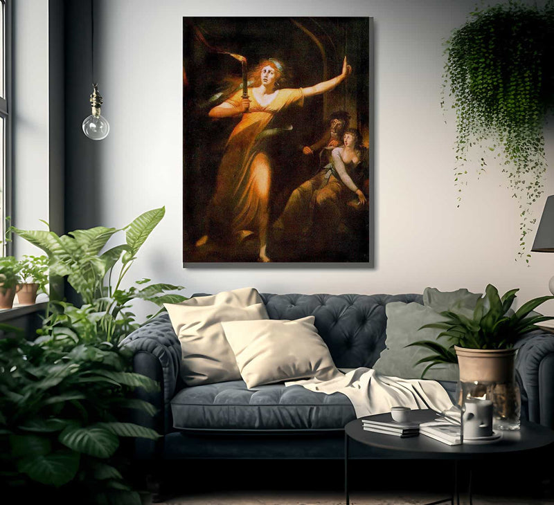 The Sleepwalking Lady Macbeth By Henry Fuseli Fine Art Print