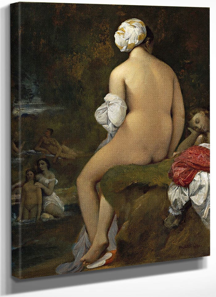The Small Bather By Jean Auguste Dominique Ingres Fine Art Print