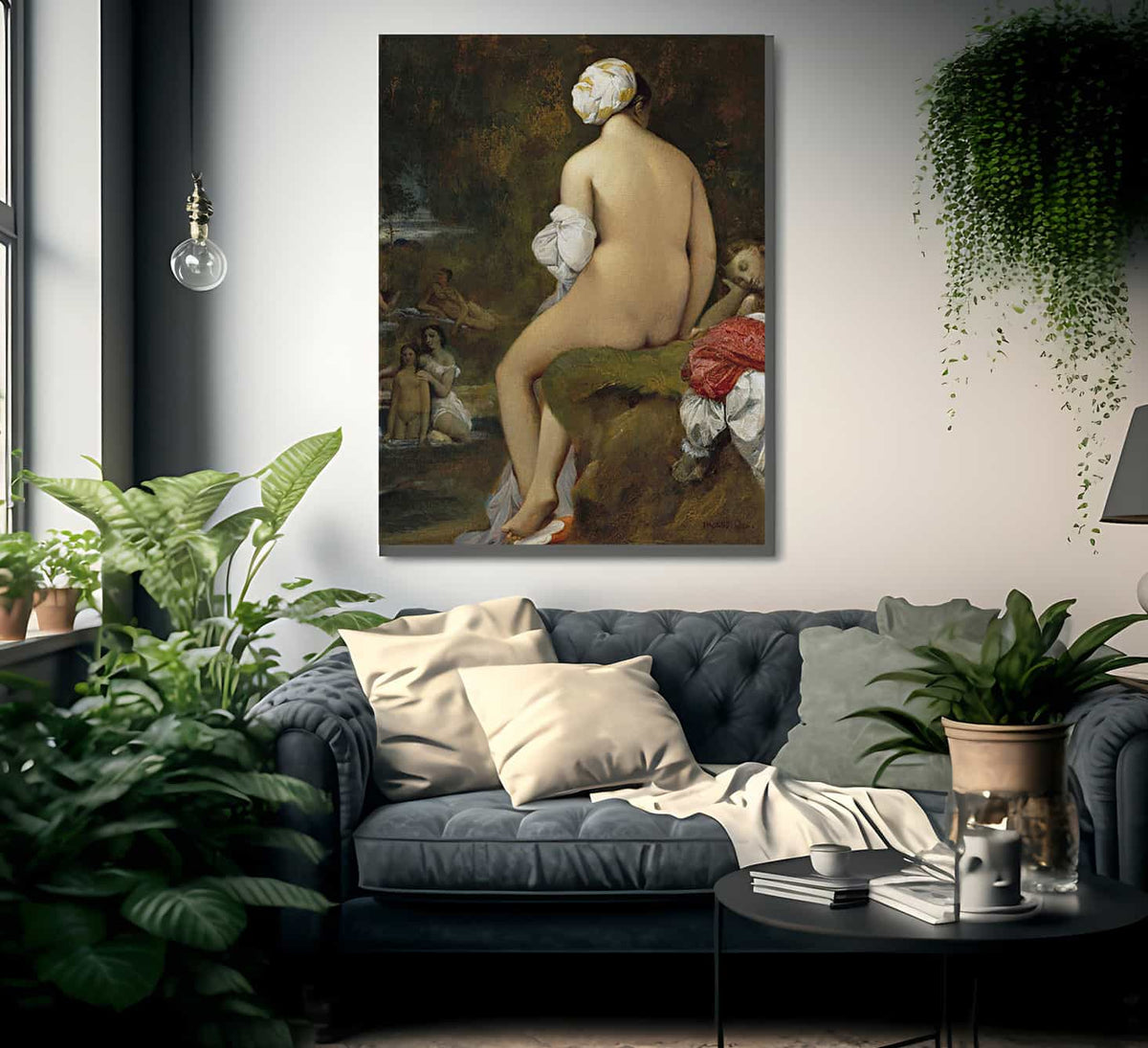 The Small Bather By Jean Auguste Dominique Ingres Fine Art Print