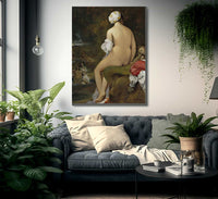 The Small Bather By Jean Auguste Dominique Ingres Fine Art Print