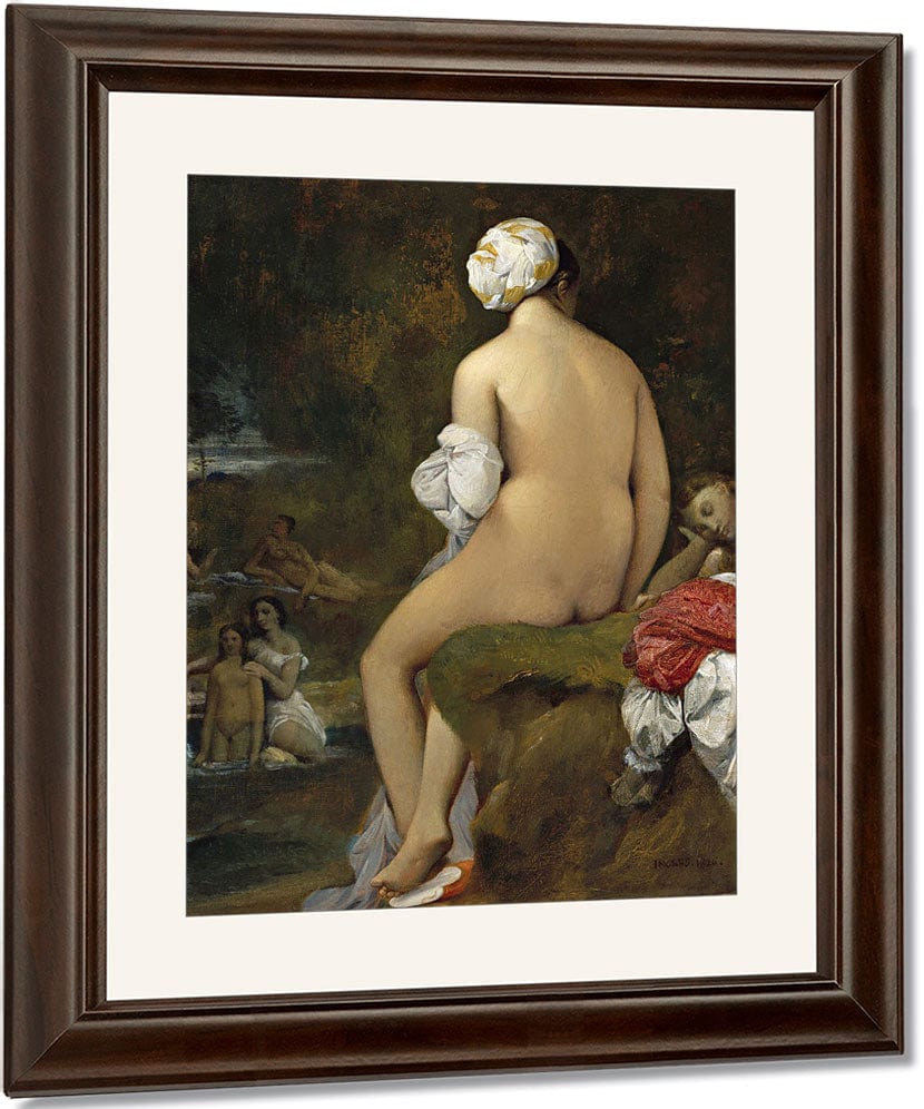 The Small Bather By Jean Auguste Dominique Ingres Fine Art Print