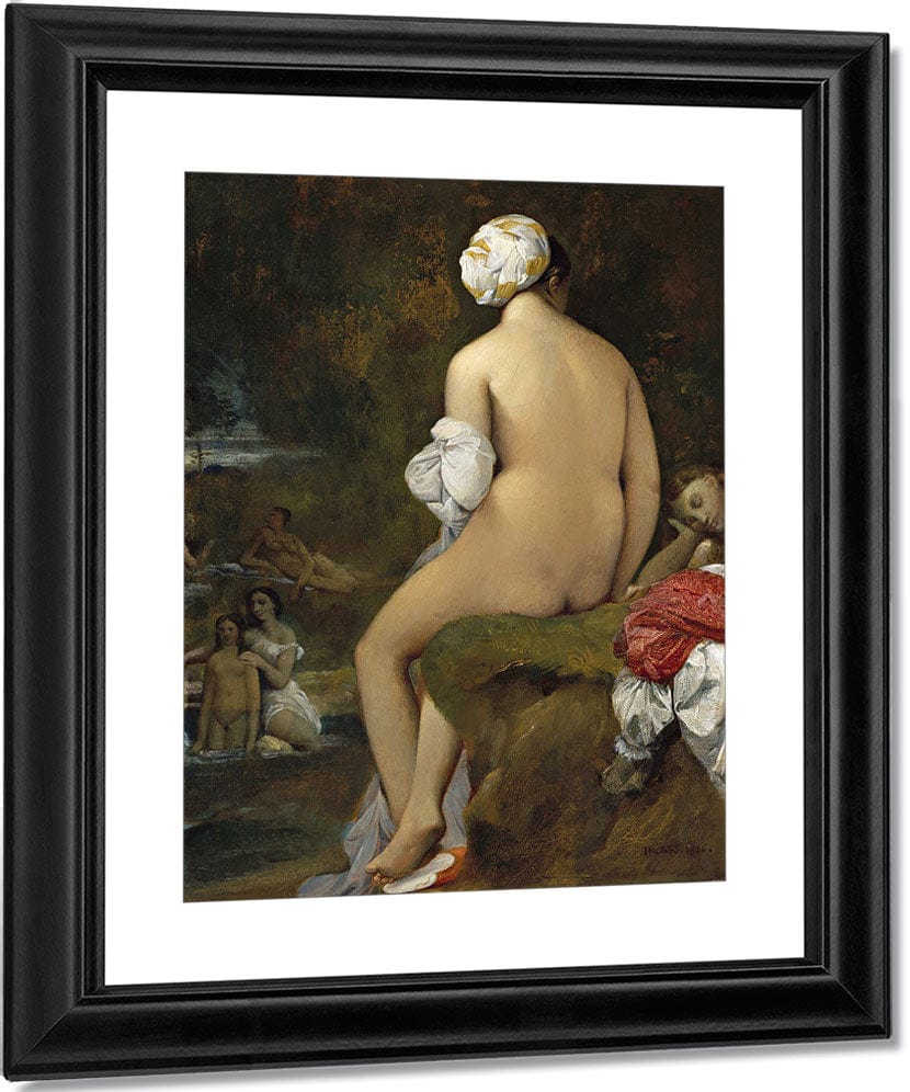 The Small Bather By Jean Auguste Dominique Ingres Fine Art Print