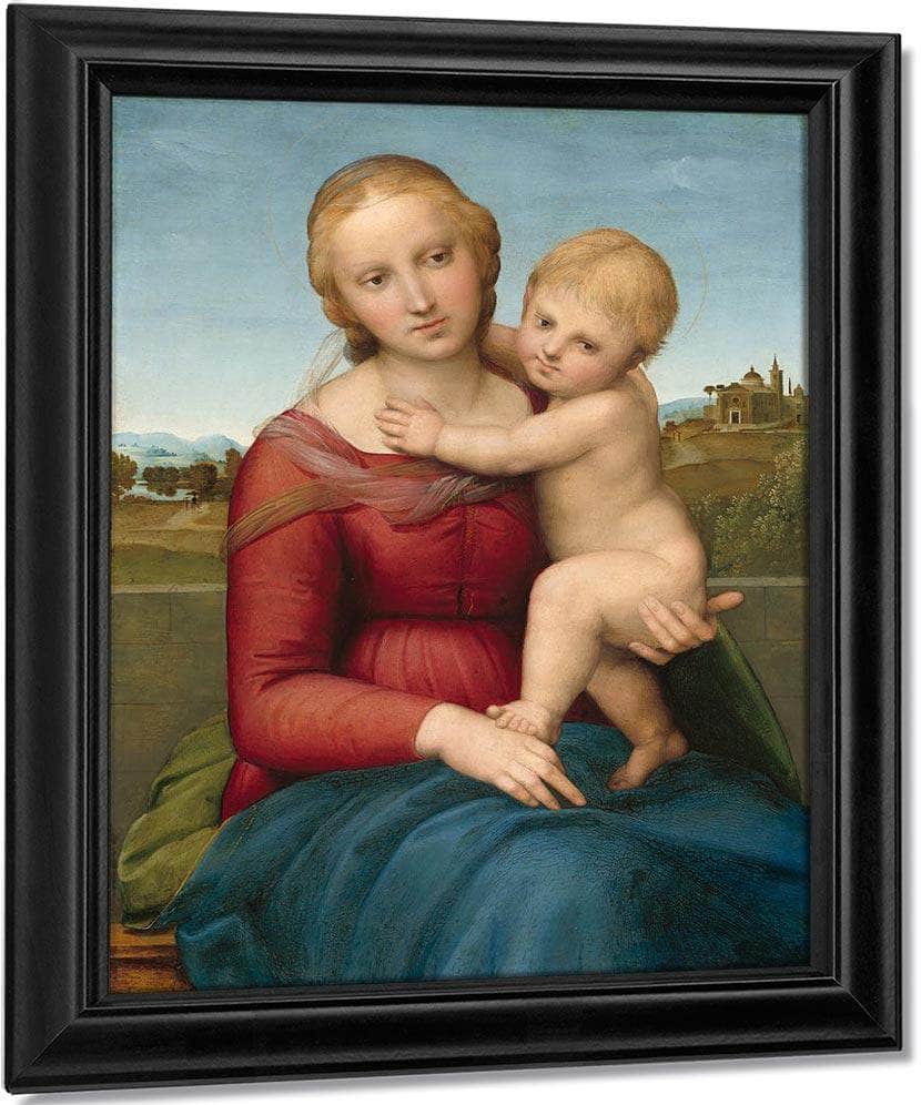 The Small Cowper Madonna 1505 By Raphael Sanzio Fine Art Print