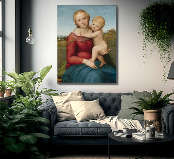 The Small Cowper Madonna 1505 By Raphael Sanzio Fine Art Print