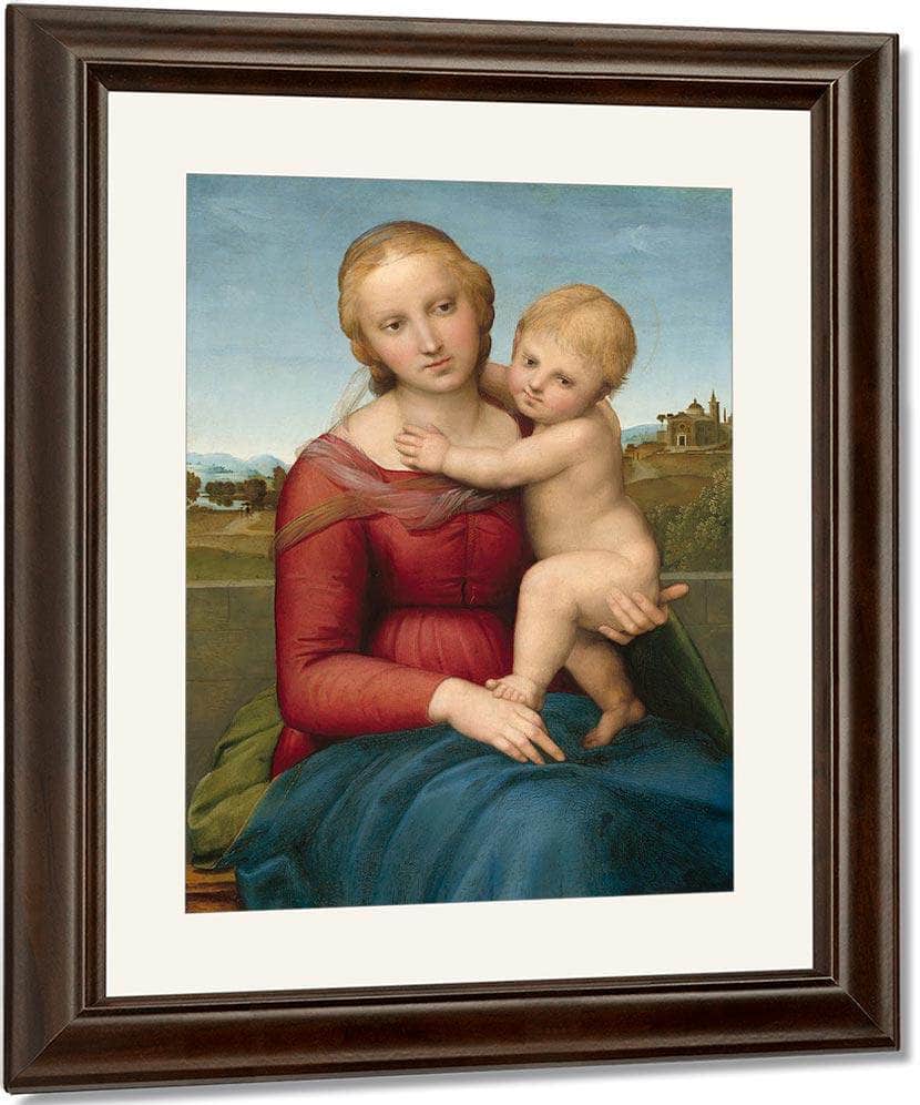 The Small Cowper Madonna 1505 By Raphael Sanzio Fine Art Print