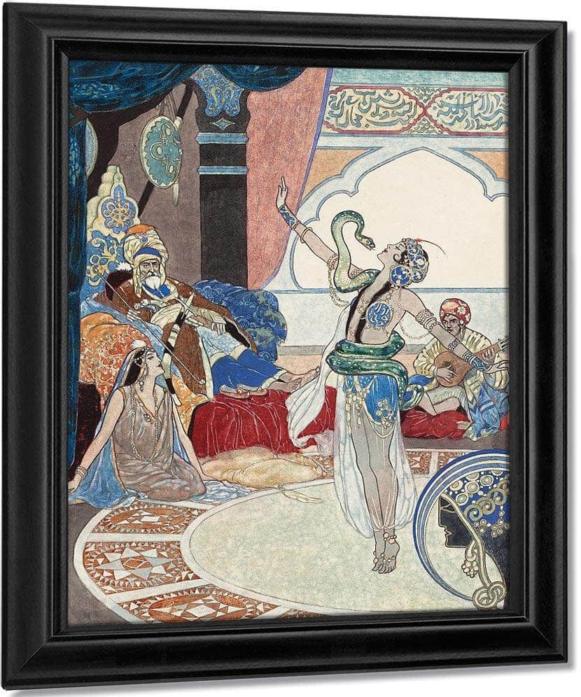The Snake Charmer By Rene Bull Fine Art Print