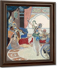 The Snake Charmer By Rene Bull Fine Art Print