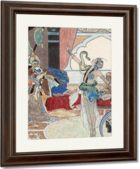 The Snake Charmer By Rene Bull Fine Art Print