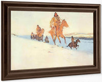 The Snow Trail By Frederic Remington Fine Art Print