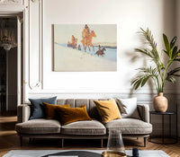 The Snow Trail By Frederic Remington Fine Art Print