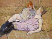 The Sofa 1896 1 By Henri De Toulouse Lautrec Fine Art Print