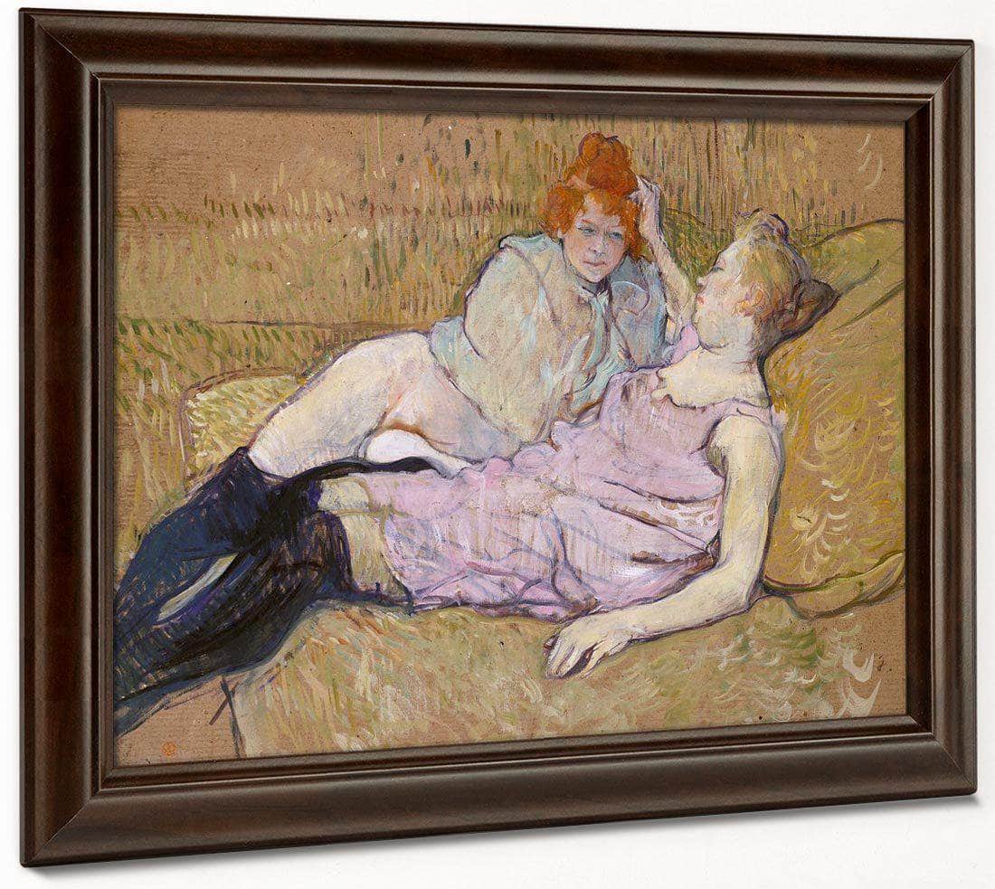 The Sofa 1896 1 By Henri De Toulouse Lautrec Fine Art Print