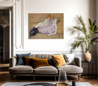 The Sofa 1896 1 By Henri De Toulouse Lautrec Fine Art Print