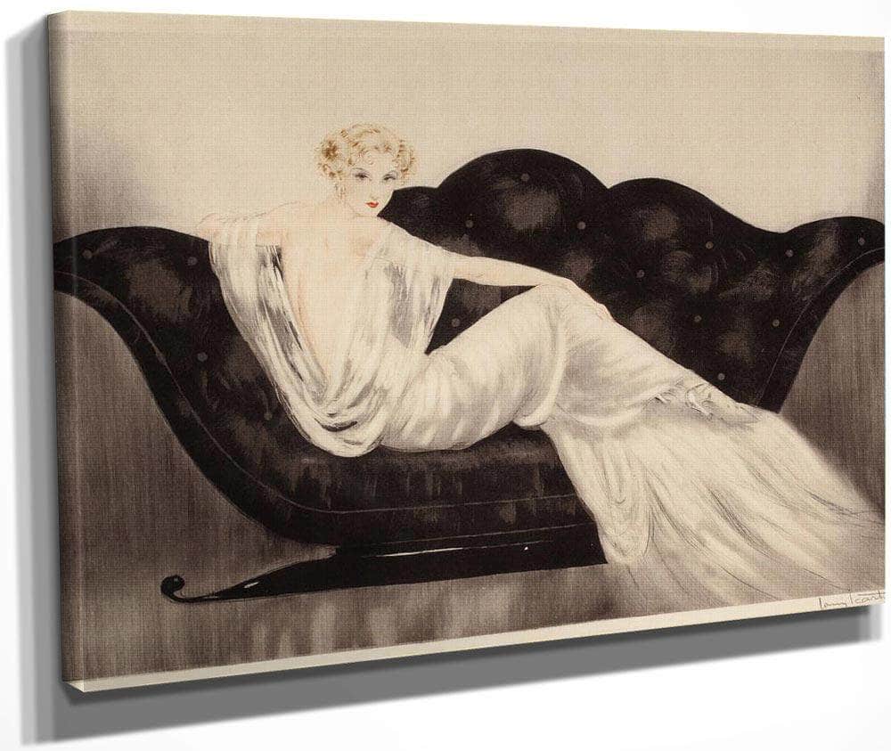 The Sofa 1937 By Louis Icart Fine Art Print