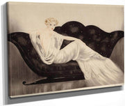The Sofa 1937 By Louis Icart Fine Art Print