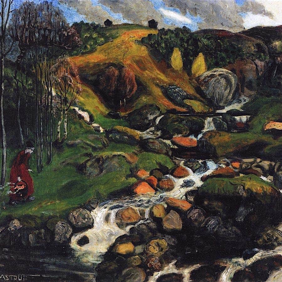 The Soil Becomes Warmer By Nicolai Astrup Fine Art Print