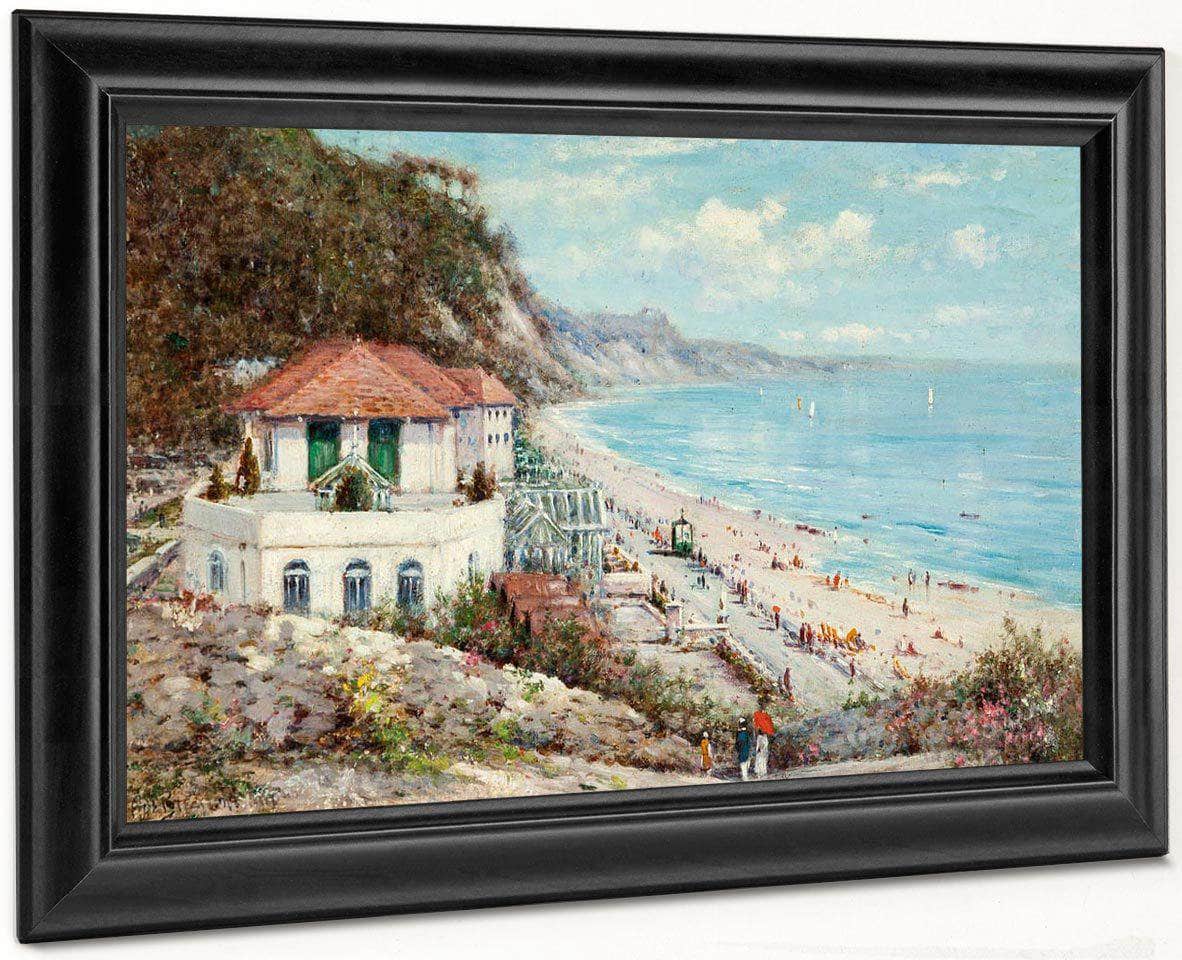 The Solarium At Branksome Chine Poole By Alfred De Breanski Fine Art Print