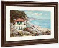 The Solarium At Branksome Chine Poole By Alfred De Breanski Fine Art Print