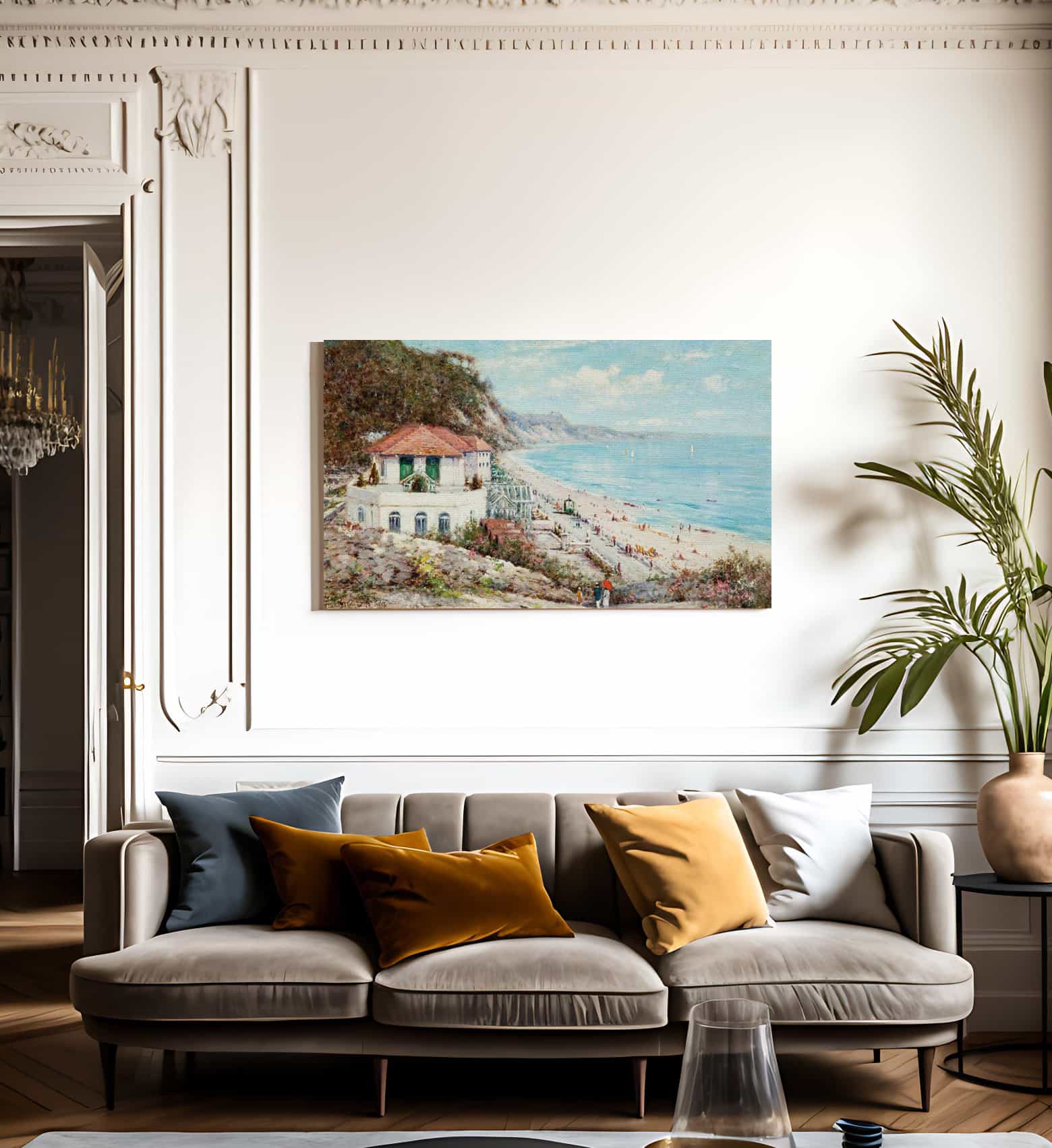 The Solarium At Branksome Chine Poole By Alfred De Breanski Fine Art Print