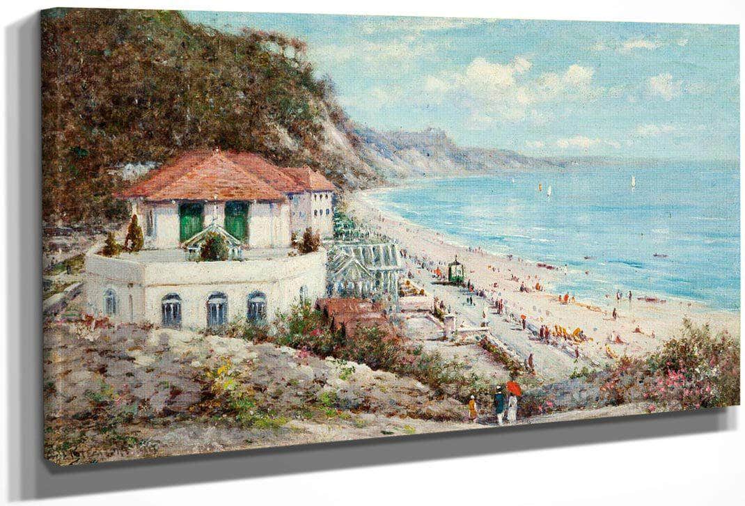 The Solarium At Branksome Chine Poole By Alfred De Breanski Fine Art Print