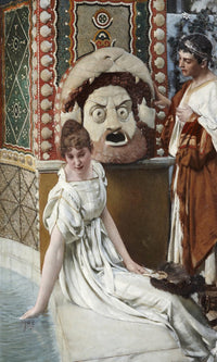 The Sole Witness 1898 By Adolf Hiremy Hirschl Fine Art Print