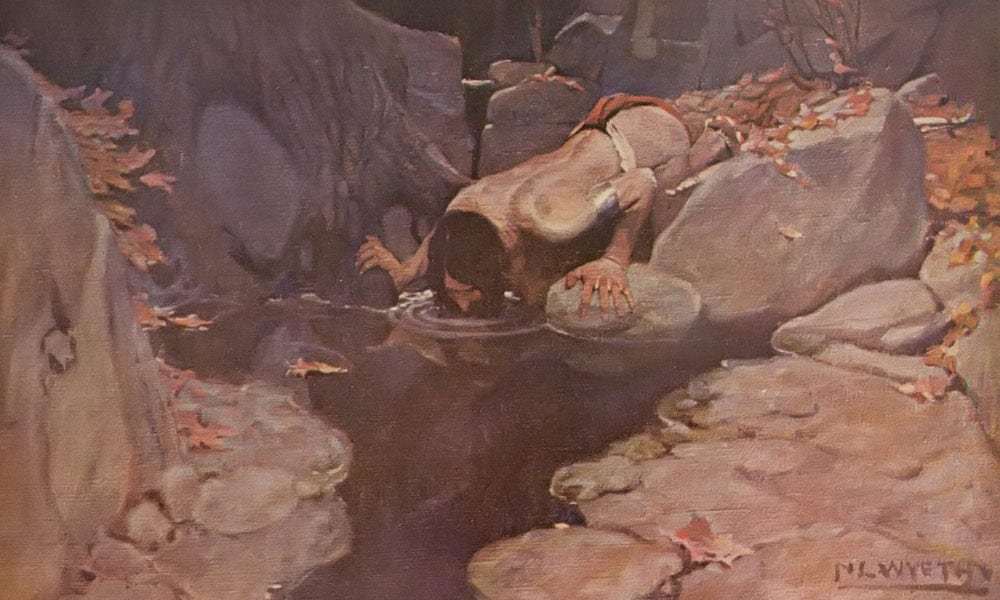 The Solitude Series By NC Wyeth Fine Art Print