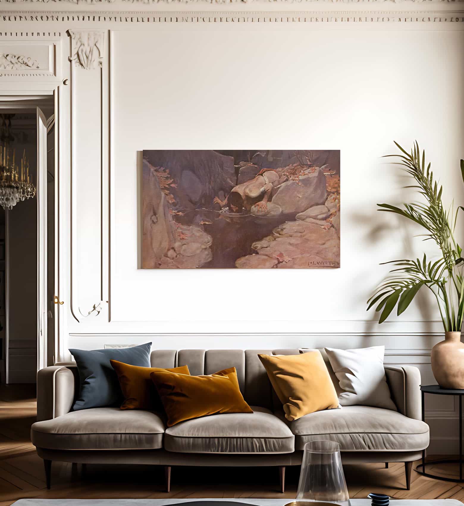 The Solitude Series By NC Wyeth Fine Art Print