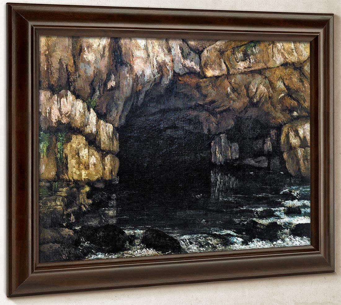 The Source Of The Loue By Gusave Courbet Fine Art Print