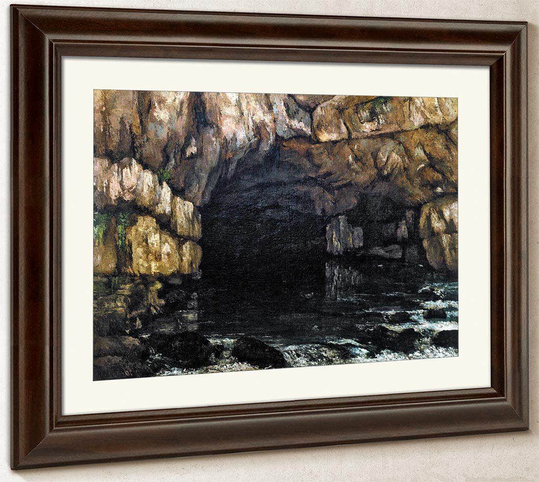 The Source Of The Loue By Gusave Courbet Fine Art Print