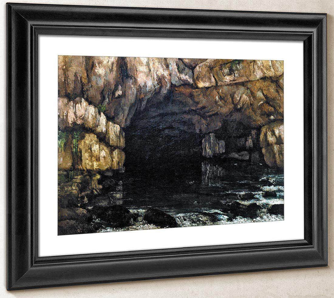 The Source Of The Loue By Gusave Courbet Fine Art Print